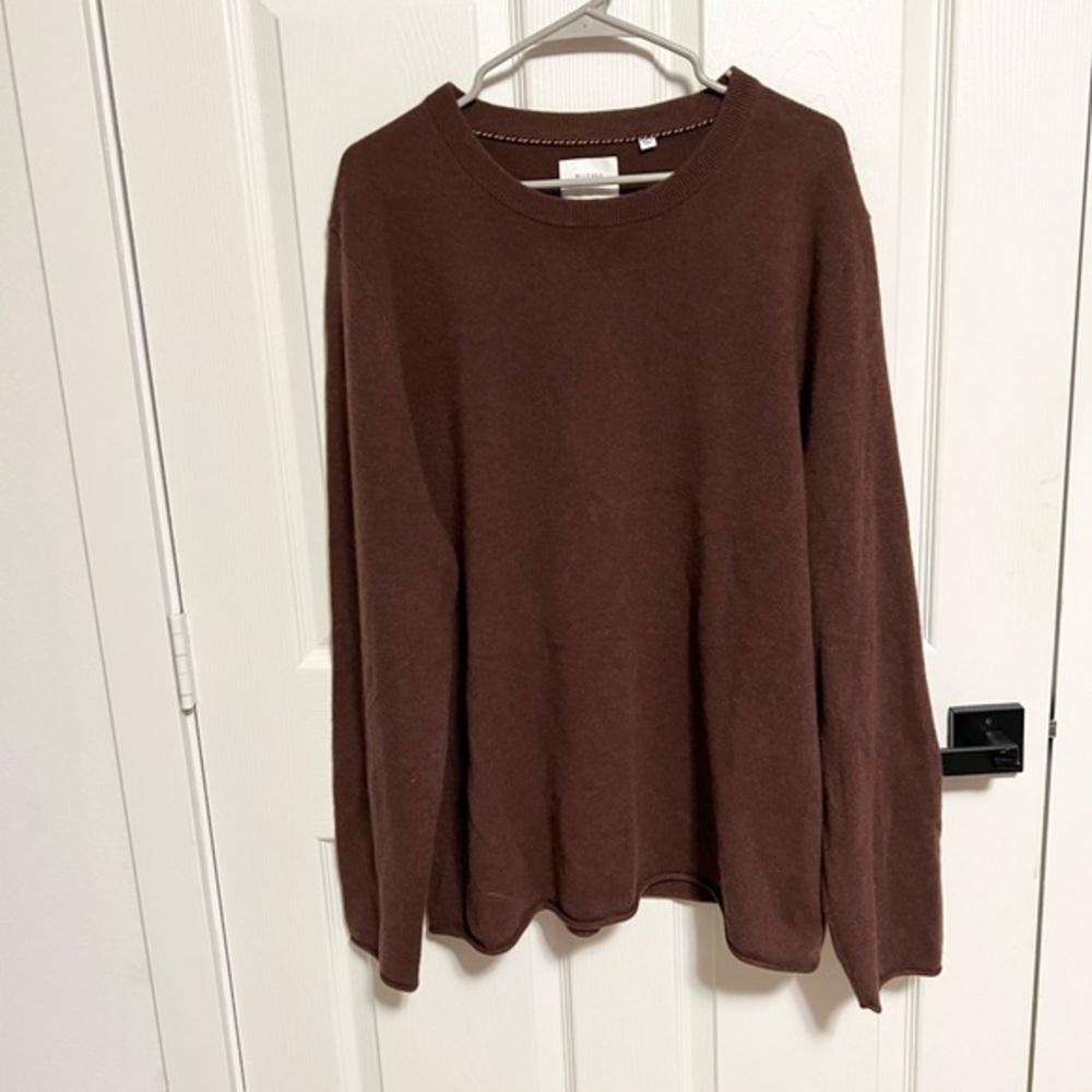 Billy Reid Men's 100% Cashmere Crewneck Sweater